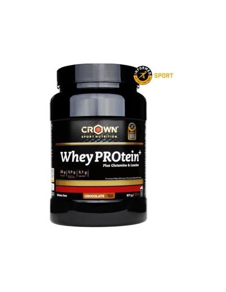 Whey Protein +  Choc 871 G (25 Porciones) de Crown Sport Nutrition
