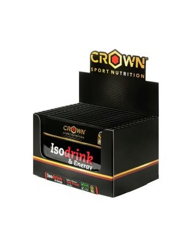 Isodrink & Energy Monodosis Frutos Rojos 12 X 32 G de Crown Sport Nutrition