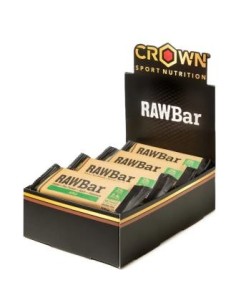 Raw Bar Manzana(Vegan) 12 X 50 G de Crown Sport Nutrition