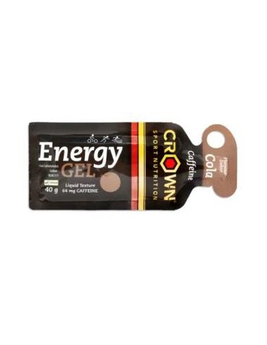 Energy Gel Cola + Cafeina Cola Cafeina 1 X 40G de Crown Sport Nutrition