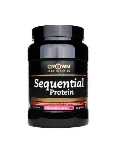 Sequential Protein Recuperador Nocturno Fresa 918G de Crown Sport Nutrition