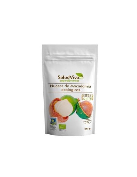 Nueces De Macadamia Mitades 200 Gr de Salud Viva