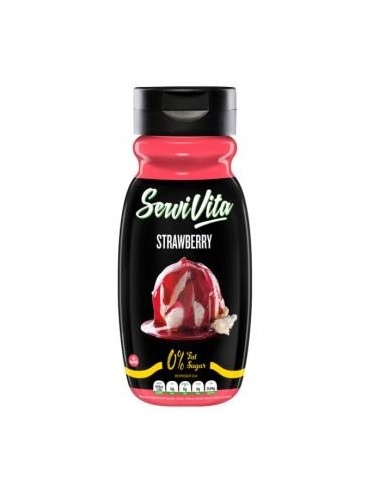 Salsa Zero 320 Ml Fresa Servivita de Servivita