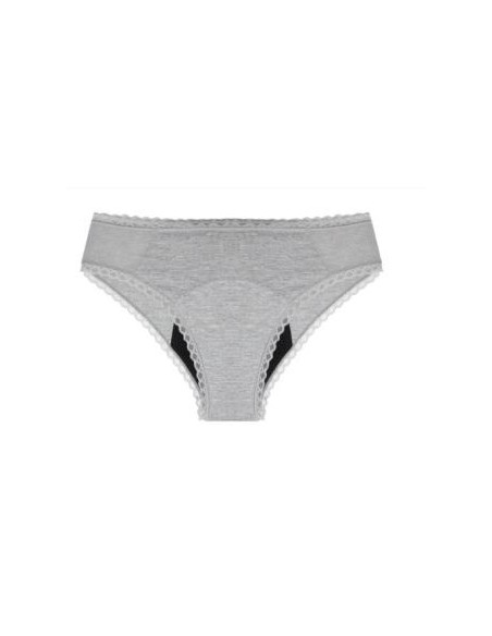 Braguita Menstrual Algodon Organico-Bambu-Gris-Xs de Myalma