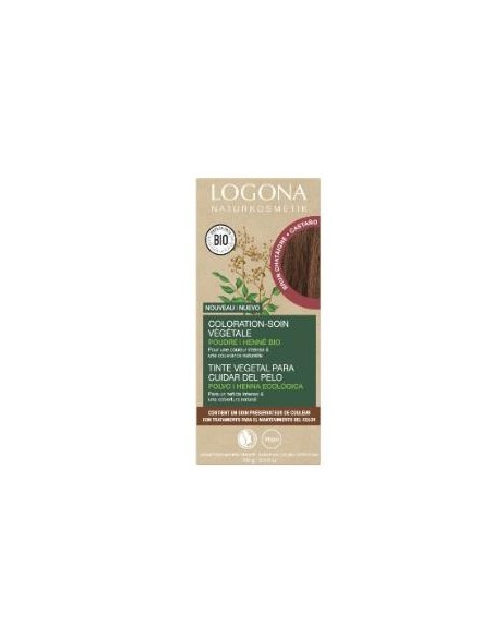 Colorante Vegetal Castaño Marron (Chesnut Brown) de Logona