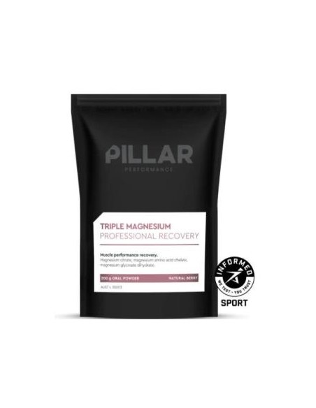 Triple Magnesium Professional Recovery Berry 200Gr de Pillar Performance