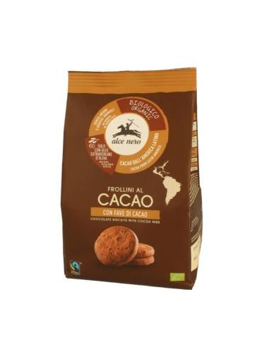 Galletas Cacao Habas Cacao 250 Gr Bio de Alce Nero