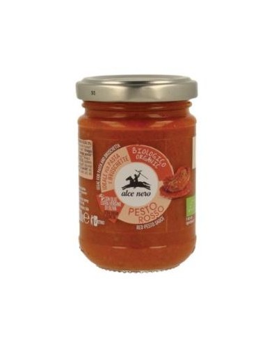 Salsa Pesto Rojo 130Gr Bio de Alce Nero