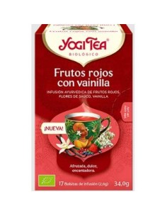 Yogi Tea Frutos Rojos Con Vainilla 17Infusiones Bio de Yogi Tea