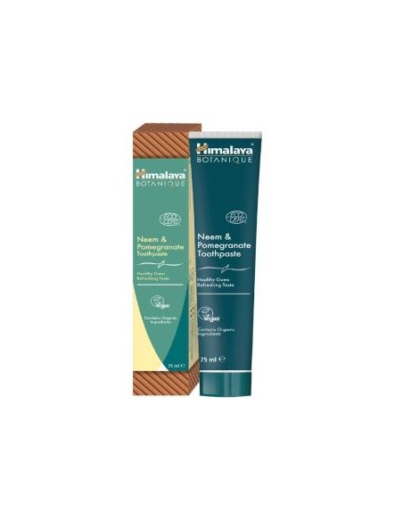Dentifrico Botanique Neem & Granada 75 Ml Ecocert de Himalaya