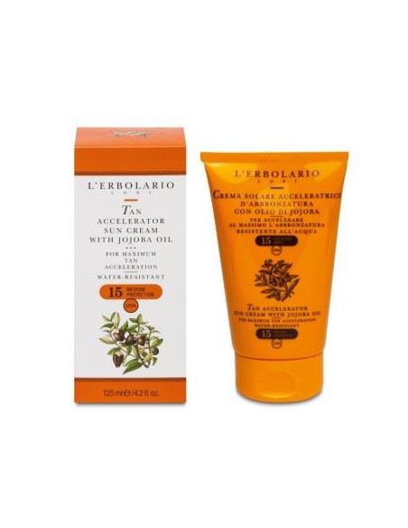 Solar Spf 15 Crema Aceleradora Cuerpo Jojoba 125 Ml de L´Erbolario