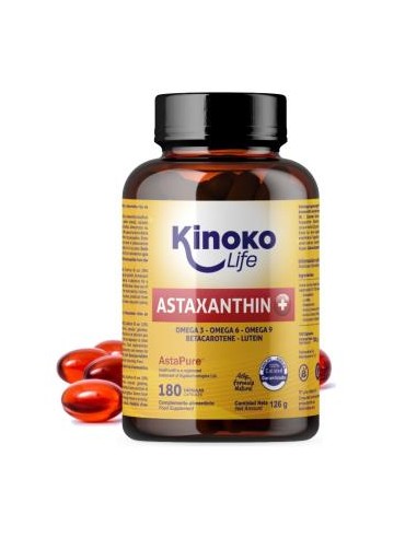 Astaxantina Plus 180 Cap. de Kinoko Life