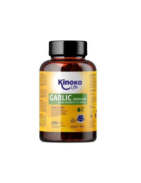 Garlic Oil (Aceite De Ajo) 200 Cap. de Kinoko Life