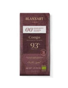 Chocolate Congo 93% S/Azucar S/ Edulcorante 75 Gr Eco de Blanxart