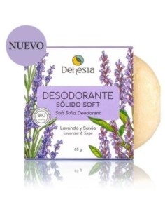 Desodorante Solido Soft Bio Con Lavanda-Salvia 65Gr de Dehesia