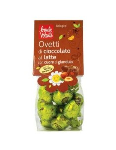 Huevos De Chocolate Con Leche Con Corazon Guianduja 100 Gr. de Baule Volante