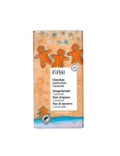 Chocolate Gianduja Con Galleta Jengibre-Caramelo 100 Gr Bio de Vivani