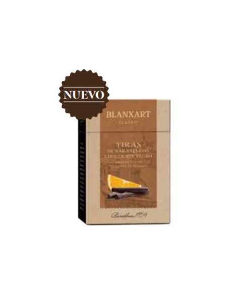 Tiras Naranja Confitada Con Chocolate Negro 100 Gr. de Blanxart