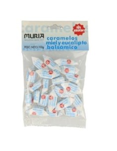 Caramelos De Miel Y Eucalipto  S/Azucar 100 Gr. de Muria