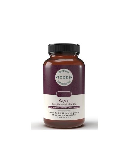 Toods Açai 60  Vcaps de Herbora