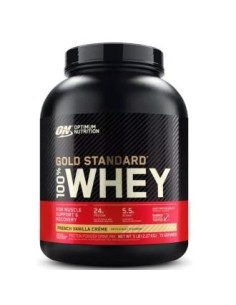 On 100% Whey Gold Stand French Vanilla Creme 2280G de Optimum Nutrition