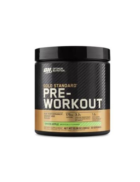 On Gold Standard Pre Workout 300G Green Apple de Optimum Nutrition