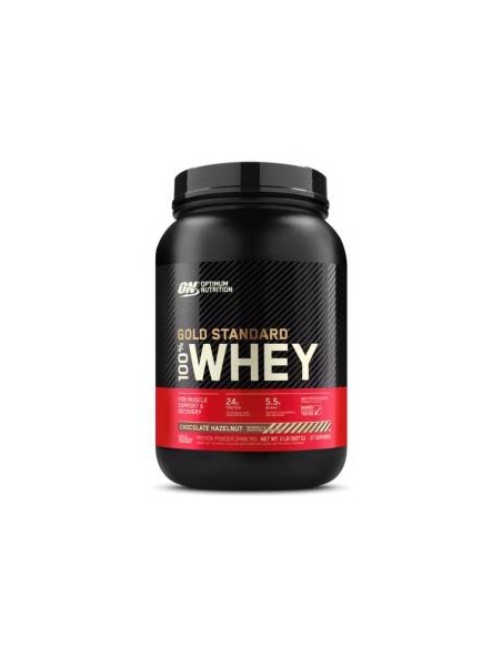 On 100% Whey Gold Standard Chocolate Hazelnut 900G de Optimum Nutrition