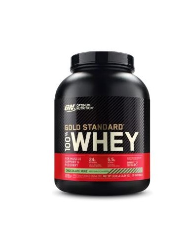 On 100% Whey Gold Standard Chocolate Mint 2280Gr de Optimum Nutrition