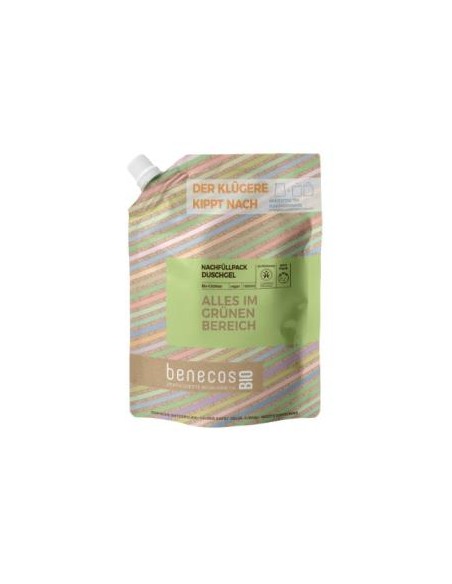 Gel De Baño Te Verde Recarga 1Lt. Bio Vegano de Benecos