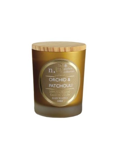 Vela Vaso Perf6 Orchid-Patchouli 7,5X9Cm 1Ud. de Cerabella