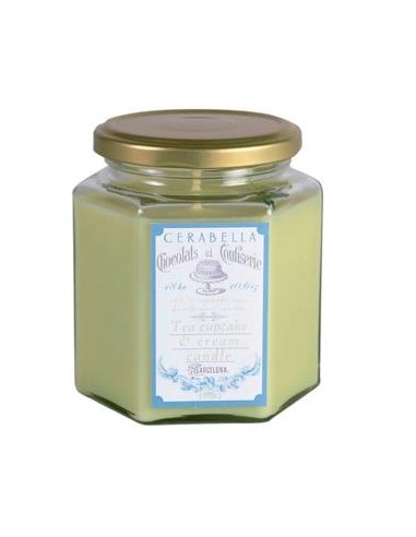 Vela Tarro Sucreg4 Tea Cupcake-Cream 8X10Cm 1Ud. de Cerabella