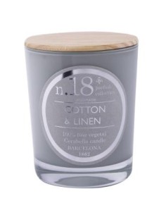 Vela Vaso Perf18 Cotton-Linen 7,5X9 Cm 1 Ud. de Cerabella