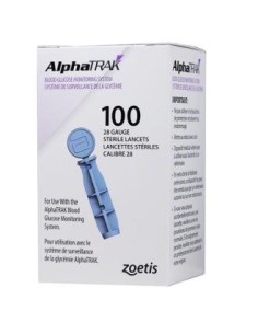 Alphatrak 2 Lanceta 100Ud de Zoetis Vet