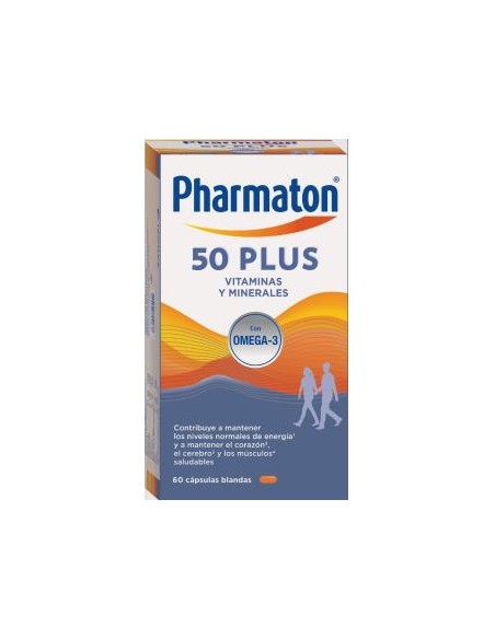 Pharmaton 50 Plus 60 Caps de Pharmaton