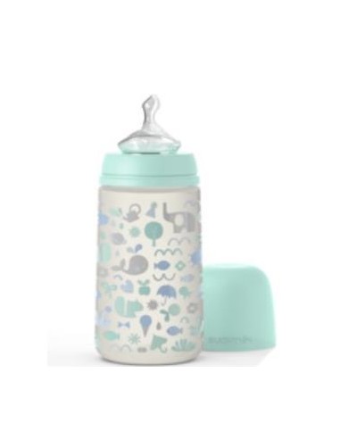 Biberon Clasico Tetina Anat Sili T/1 M 0-6 M 270Ml de Suavinex