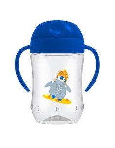 Vaso Transicion Asas Boq Blanda Suave +9M 270Ml de Dr. Brown´S