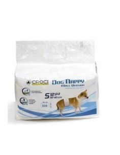 Dog Nappy Pañal Para Perro Macho S 30-40Cm 12Uds de Nayeco Vet