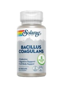 Bacillus Coagulans 60Cap.Veg de Solaray