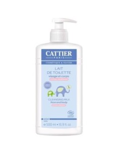 Leche Hidratante Bebe Limpia Cara Y Cuerpo 500Ml. de Cattier