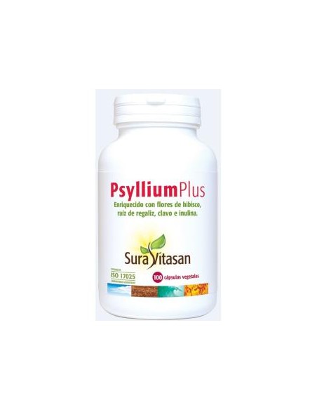 Psyllium Plus Enriquecido Con F.O.S 100Cap. de Sura Vitasan