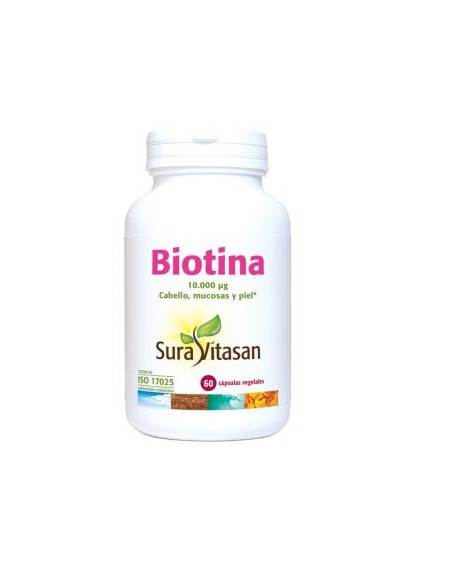 Biotina 10000Mcg 60Vcap. de Sura Vitasan
