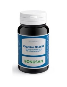 Vitamina D3 &Amp  K2 60Perlas de Bonusan