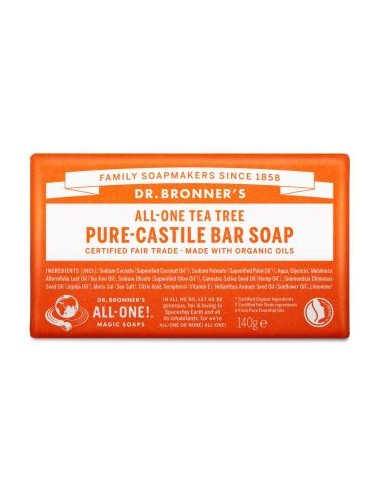 Jabon En Pastilla Arbol Del Te 140Gr. de Dr. Bronner´S