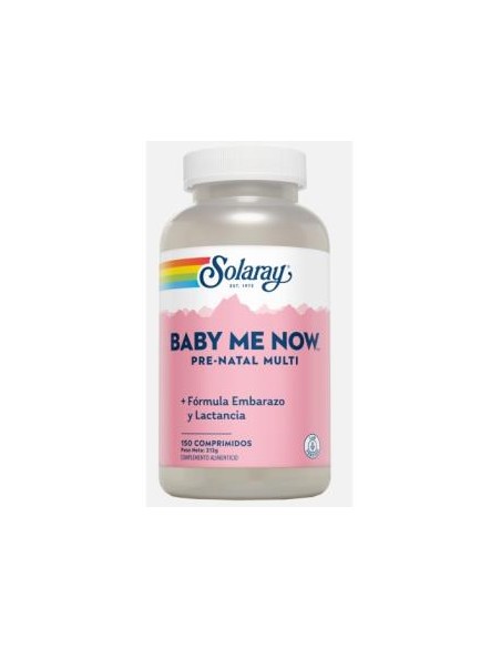 Baby Me Now Prenatal Multi 150Comp. de Solaray