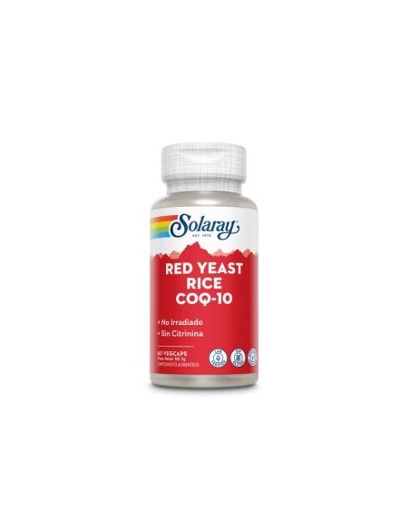 Red Yeast Rice Plus Q10 60Cap. de Solaray