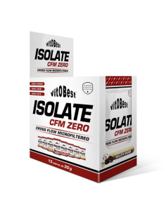 Isolate Cfm Zero 15 Sobres 30 G Ch. Bco Y G. Negra de Vit.O.Best