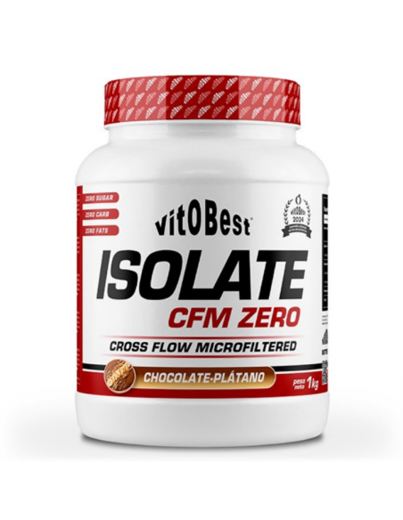 Isolate CFM Zero 1 Kg Choco Plátano Vit.O.Best Proteína