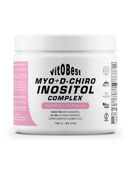 Myo+D-Chiro Inositol Complex 150 G Vit.O.Best  Salud y Bienestar