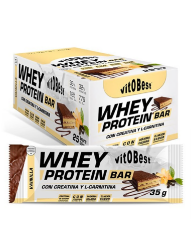 Exp Barr. Whey Protein Barquillo 35 Gr Vainilla 25 de Vit.O.