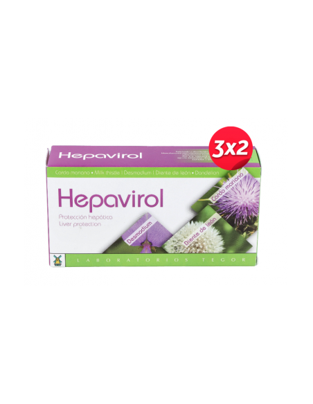 Hepavirol 60 Capsulas de Tegor